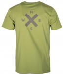BRIXTON - T-Shirt Compass - Moss green - XL